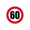 Nalepnica ograničenje brzine 60 fi120