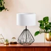 Opviq Stona lampa Diamond-S-706, 25x25x43 cm, IP20, Crno-bela