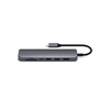 USB Tip-C adapter Satechi Multiport HDMI 4K/2xUSB/SD/RJ45 Siva