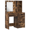 Toaletni stol 2 pcs Smeđa 50 x 41 x 135 cm Konstruirano drvo