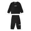 ADIDAS SPORTSWEAR Športna trenirka črna/bela