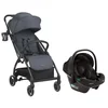 Kikka Boo Kolica autofolding Joy 2in1 set sa autosedištem I-Prime I-Size Dark Grey