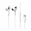 Slušalke ušesne stereo z mikrofonom USB Tip C Encok C17 bele Baseus