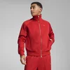 Mens Puma T7 Track Jacket, Red, Size L, Clothing