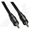 Avdio kabel Jack 3,5 mm - moški–moški, 10 m, črn