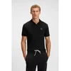 BOSS za moške. 50543891 Polo majica Future črna (M), Črna, Priložnostno, Poliester, Kratek rokav