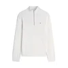 Tommy Jeans Pulover DM0DM21654 Bela Slim Fit
