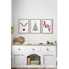 Wallity Uramljena slika Nwyearmdl15, 33x48 cm, 3 dela