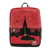 LOUNGEFLY Ranac Star Wars Lands Mustafar Mini Backpack crveni