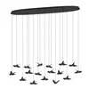 Eglo 390353 - LED prigušiva luster na sajli PARATEBUENO 17xLED/3W/230V crna