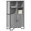 Visoka komoda boja hrasta 79,5x35,5x137,5 cm konstruirano drvo