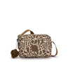 KIPLING Torba za čez ramo Abanu M rjava/bela