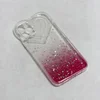 Maska za telefon Heart Glitter za iPhone 13 6.1 providno-roze