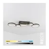 Brilagi - LED prigušiva stropna lampa RINGO LED/34W/230V crna + daljinski upravljač
