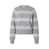 LEVIS  Pulover JOLIE FAIRISLE pegasto siva/bela