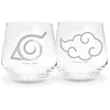 Komplet 2 kozarcev ABYstyle Naruto Shippuden - Konoha in Akatsuki, 30 cl