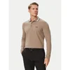 BOSS Polo majica Plisy 50536609 Bež Regular Fit