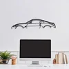 Wallity Zidna dekoracija Nissan 350Z Silhouette, 70x15 cm, 1.5 mm, Crna