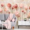 Tapeta bledo rožnati tulipani - 196x132