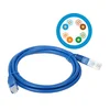 Patch kabel U/UTP kat 5e PVC 0,5 m moder ALANTEC