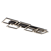 Rabalux LED Plafonjera sa daljinskim Fatma, 40W, 3000-6500K, 100x33cm, Crna