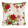 Vzglavnik KARNEVA - 45x45 cm - poinsettija rdeča