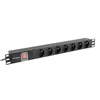 slomart Napajalna letev Rack PDU 19, 7x poljska vtičnica, 16A