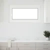 Prozor za podrum RISOR 110 x 50 cm PVC i staklo Bijela