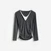 Reserved - Bluza sa dekorativnim naborima