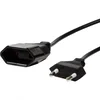 LogiLink Napajalni podaljševalni kabel [1x Euro-vtič - 1x Euro priključek] 2 m črna LogiLink
