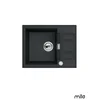 Milo Granitna sudopera Avangard, o90, 58x46cm, Lava stone