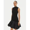 ROTATE Cocktail obleka 113620 Črna Slim Fit