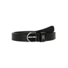 TOMMY HILFIGER Pas ESSENTIAL EFFORTLESS črna/srebrna