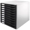 KUTIJA S 10 LADICA FORM SET LEITZ 52810095 SIVO-CRNA