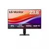 LG Monitor 24U41YA-B.AEUQ, 23.8, IPS, 1920x1080, 120Hz, 5ms, GtG/VGA, HDMI, Adaptive sync,VESA, Crni