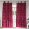 Baršunaste zavjese 2 pcs boja crnog vina 260 x 140 cm Baršun