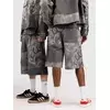Jungles Jungles Flaming Dolphin moške kratke hlače grey denim