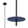 Sollux SL.1881 - Luster na sajli FELTRO 1xG9/8W/230V crna/plava