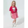 Sinsay - Komplet: majica i suknja-šorts Hello Kitty - šareno