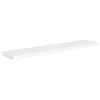 Vidaxl Stenska polica bela 120x23,5x3,8 cm MDF