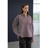 Trendyol Studio Ženska košulja Twoaw26Go00107, Bordeaux-Multicolor