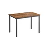 Songmics Jedilna miza 70x110x77 cm rjava