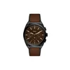 Ročna ura Fossil Everett FS6108 Rjava
