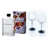 GINARTE Dry Gin Dedicated to Frida, steklenica z darilno škatlo in dva eko-kristalna kozarca