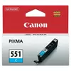 Cartridge Canon CLI-551C cyan, MG5450/MG6350/8250/IP7250
