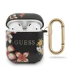 Guess Guess GUACA2TPUBKFL04 ovitek za AirPods, črn, Flower Collection