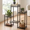 Hanah Home dekorativni stalak za biljke Stira, 67 cm, crni