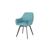 Trpezarijska stolica Haken Plava/Crne noge 580x600x860 mm ( 775-037 )