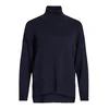 VILA Pulover VIOSTRIA temno modra