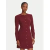 French Connection Cocktail obleka 71ZEU Bordo rdeča Regular Fit